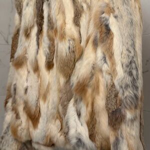 Rabbit Fur Multicolor coat
